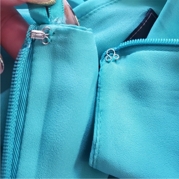 BCBGMaxAzria Blue asymmetrical Dress - Picture 8 of 13